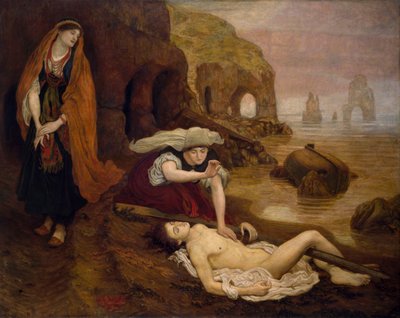 Finding of Don Juan by Haidee by Ford Madox Brown